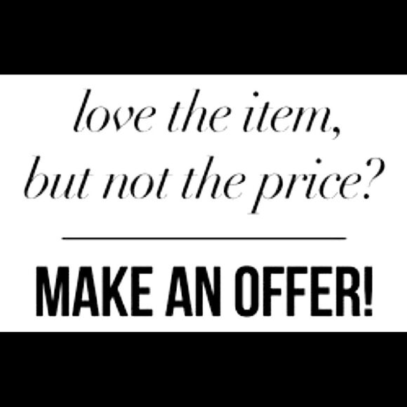 I love offers!!! Make a bundle with your ❤️s and send me an offer! - Picture 1 of 1